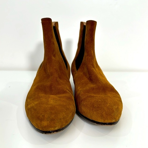 JCREW Suede Chelsea Boots in glazed pecan color - Picture 6 of 6